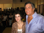 Amélia Monteiro com o Director da Fernão, João Gabriel